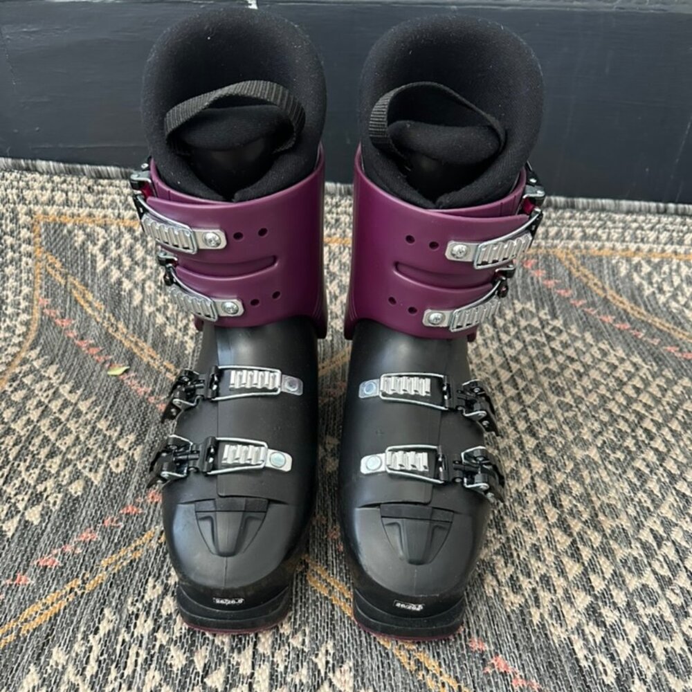 Used ONCE/ Atomic Hawx Jr. 4 Downhill Ski Boots 26.5 - Junior/Kids/Petite